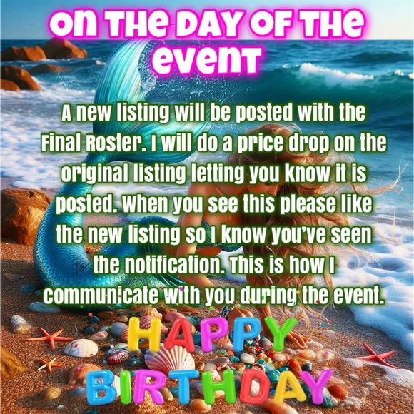 EVENT OVER! If you didn’t complete ur shares time is up! TY ALL 4 EVERYTHING! 💕 - Picture 2 of 7